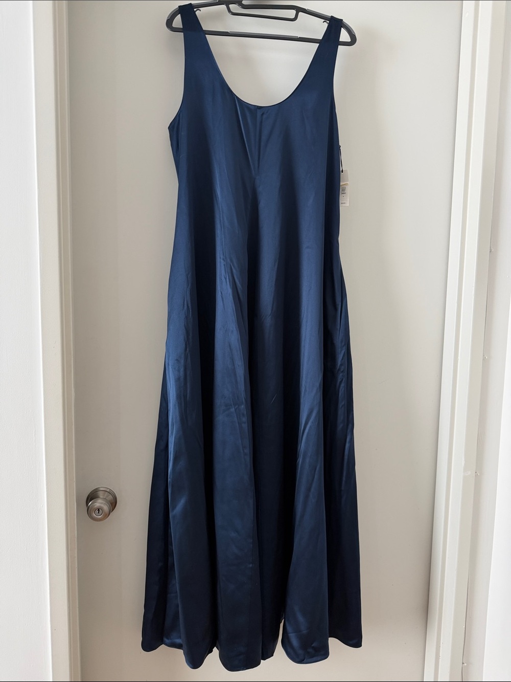 Banana Republic Navy A-Line Slip Maxi Dress